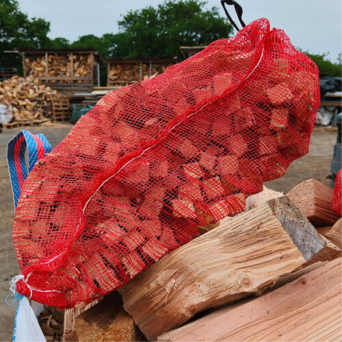 Seasoned Dried Kindling Net Bag - Image 4