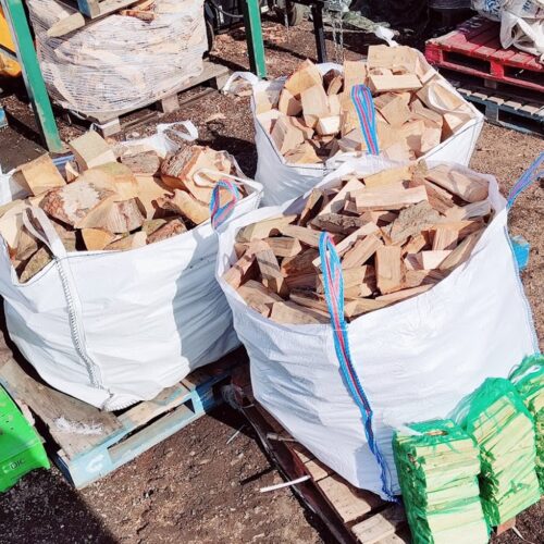 Firewood Logs Bundle (2x Hardwood Logs, 1x Hardwood Off-Cuts, 3x Kindling Nets)